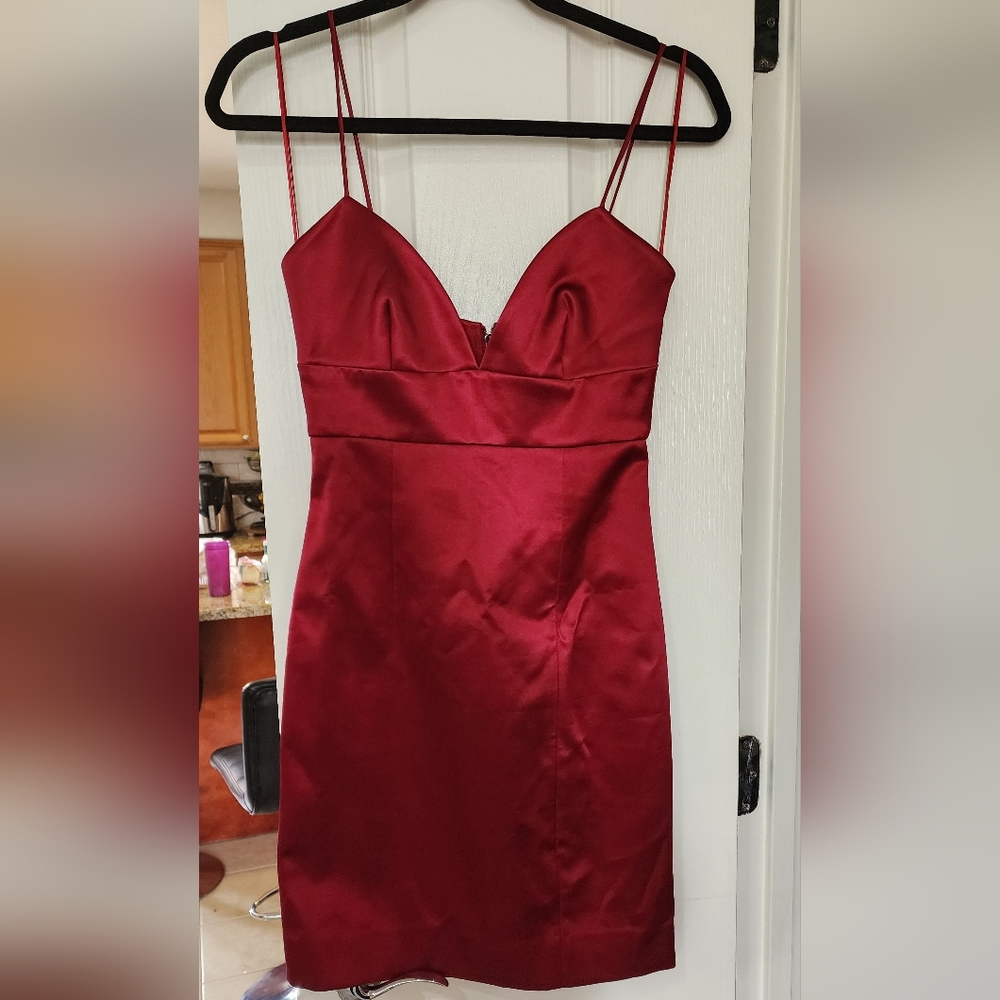 Nicholas Red Cocktail Dress Classic style